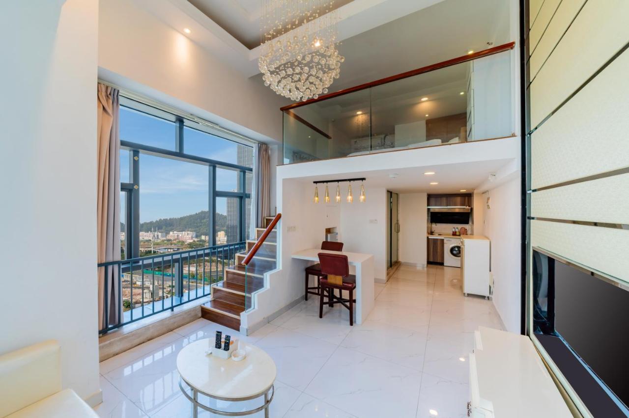 April Fair Duplex Apartment Guangzhou South Railway Station Ao Yuan Yue Shi Dai Branch Eksteriør billede