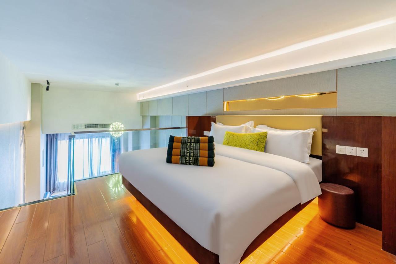April Fair Duplex Apartment Guangzhou South Railway Station Ao Yuan Yue Shi Dai Branch Eksteriør billede
