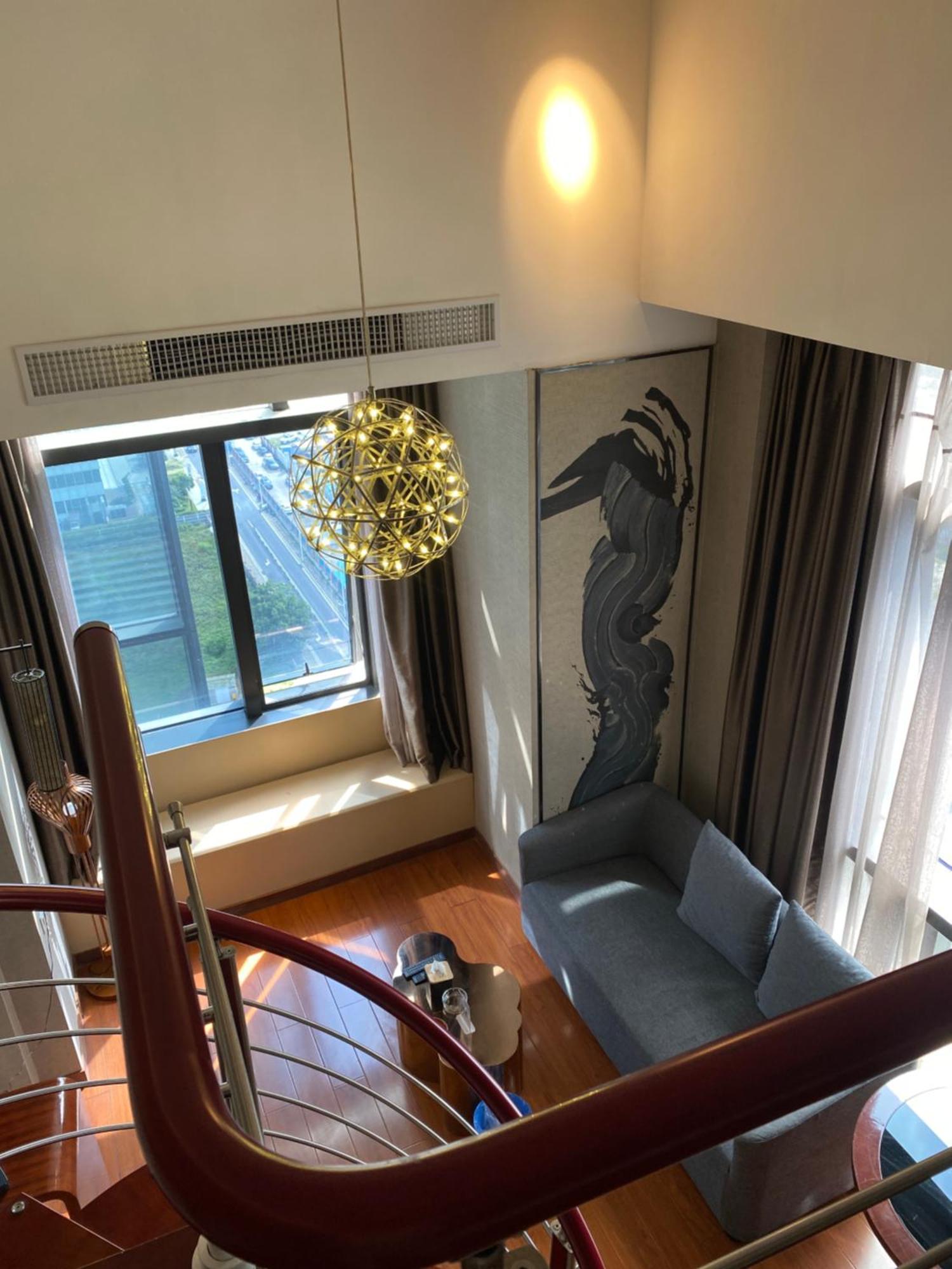 April Fair Duplex Apartment Guangzhou South Railway Station Ao Yuan Yue Shi Dai Branch Eksteriør billede