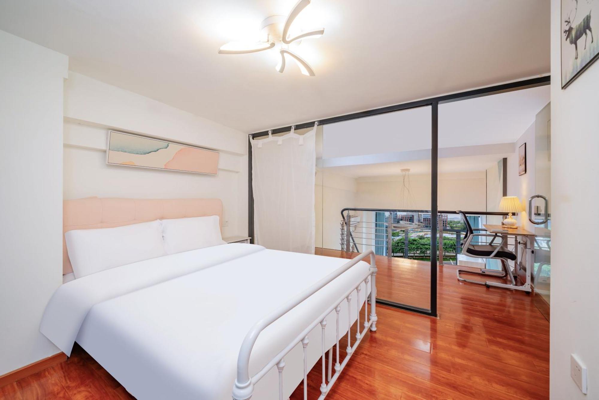 April Fair Duplex Apartment Guangzhou South Railway Station Ao Yuan Yue Shi Dai Branch Eksteriør billede