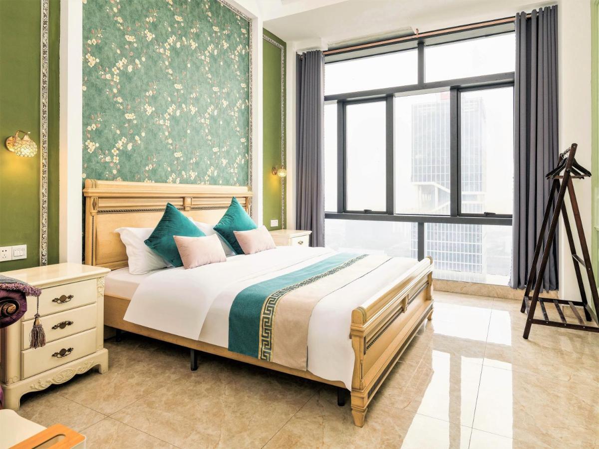 April Fair Duplex Apartment Guangzhou South Railway Station Ao Yuan Yue Shi Dai Branch Eksteriør billede